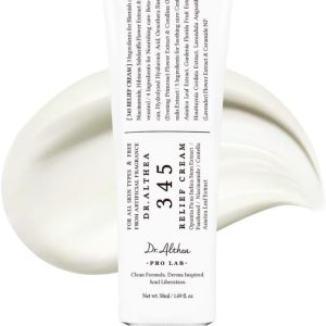 Dr.Althea 345 Relief Cream | Daily Face Moisturizer | Blemish Relief Care | Soothing Recovery & Moisture with Niacinamide, Panthenol | Korean Vegan Skin