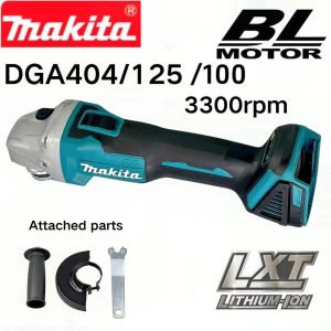 Makita DGA404 Brushless Tool Electric Angle Grinder 18V High Power 100mm/125mm Rechargeable Cutting Polishing Machine