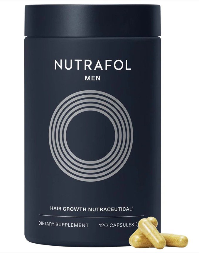 Nutrafol Men's Hair Growth Supplement - 120 Capsules (GLASS BOTTLE) 1 Nutrafol Men's Hair Growth Supplement - 120 Capsules (GLASS BOTTLE)