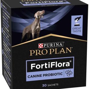 PURINA PRO PLAN FortiFlora Probiotic Food Supplement for Dogs - 30 x 1g Sachets